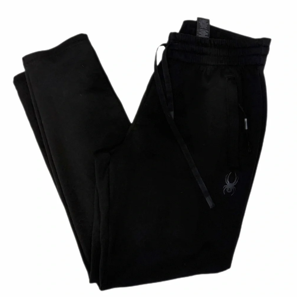 Spyder Active Men’s Performance Joggers Travel Ready Athleisure Black Size Small